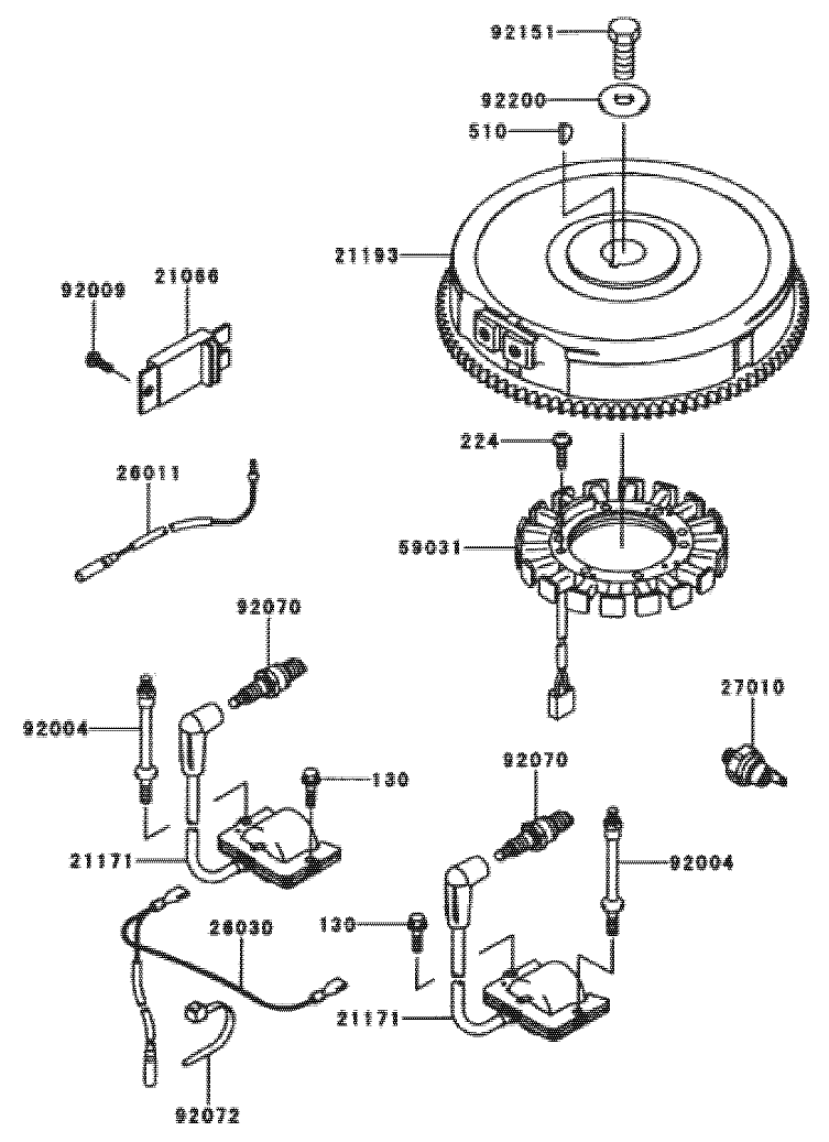 Electric Equipment Assembly Kawasaki Fh601v S07