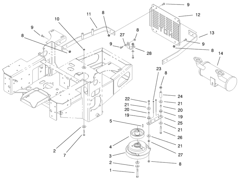 Engine And Clutch Assembly