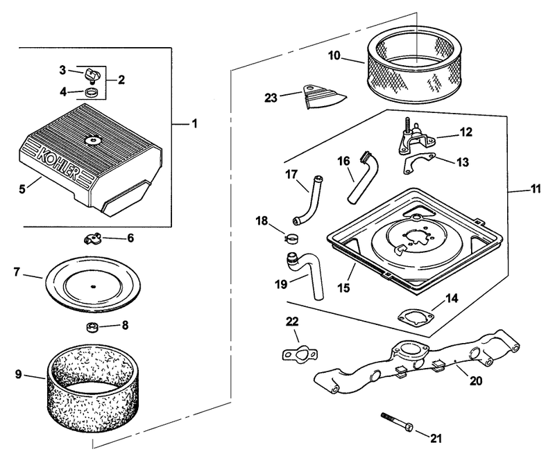 Group 10 Air Intake Assembly
