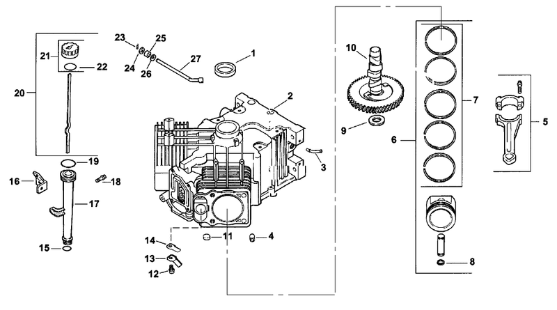 Group 2 Crankcase Assembly