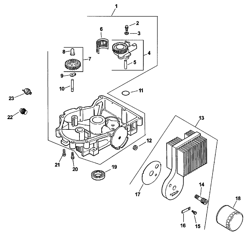 Group 3 Oil Panlubrication Assembly