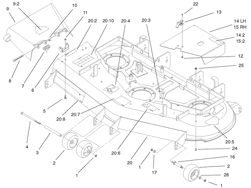 52in Deck Assembly