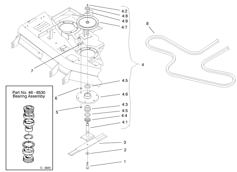 52in Deck Spindle Assembly