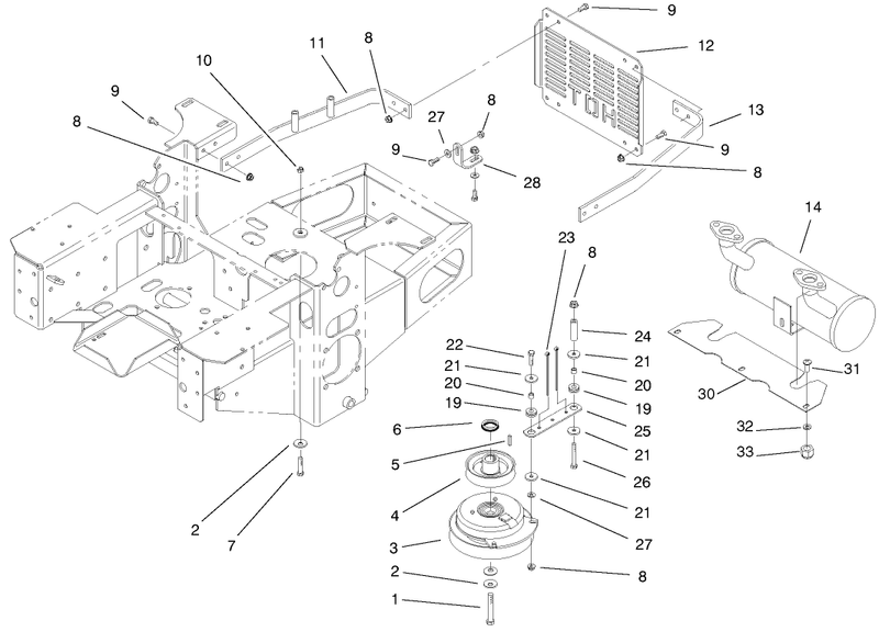 Engine And Clutch Assembly