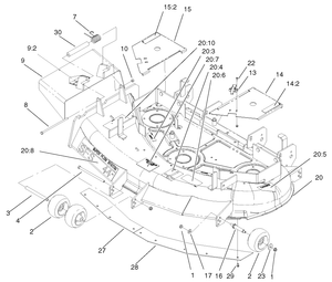 44in Deck Assembly