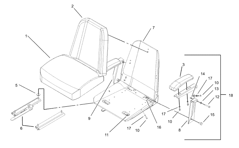 Seat Assembly No 1 633705