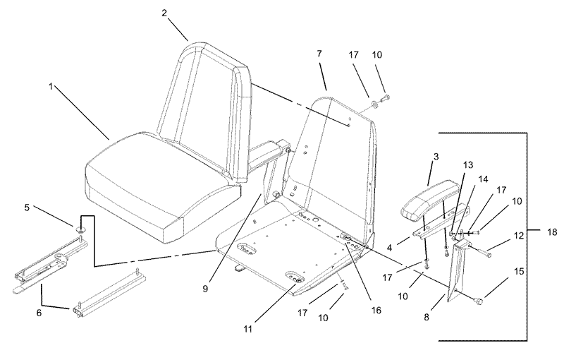 Seat Assembly No 1 633705