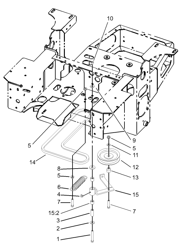 Pump Idler and Belt Assembly