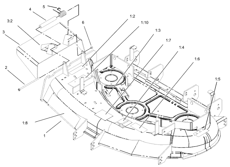 Service Deck Assembly No 106 6565