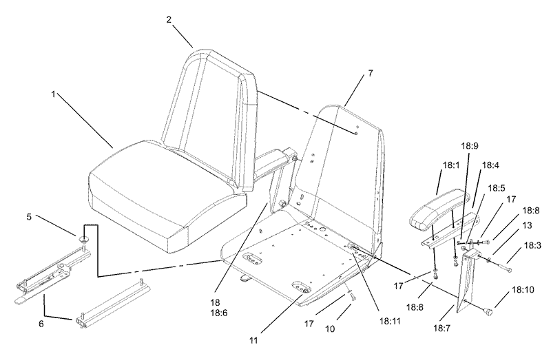 Seat Assembly No 1 633705