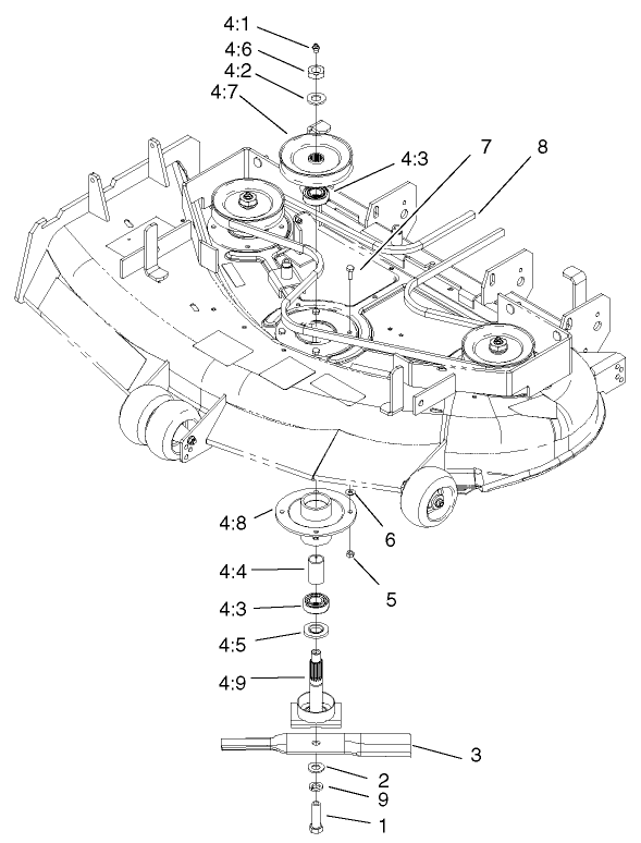 DECK SPINDLE ASSEMBLY