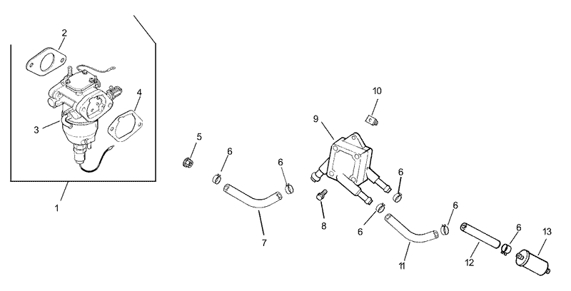 Fuel System Assembly Kohler CV20S PRO 65593