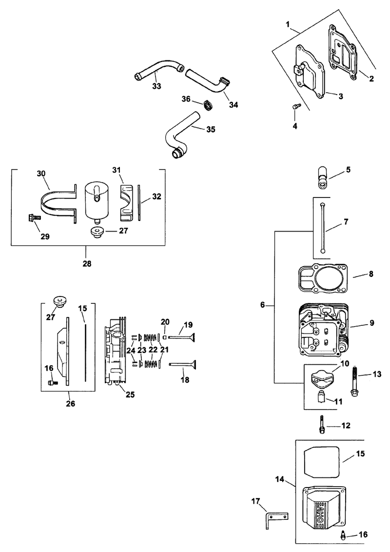 Headvalvebreather Assembly