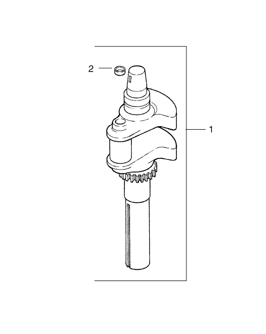 Group 1 Crankshaft Assembly Kohler CV20S PS65585