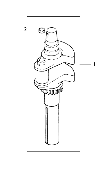 Group 1 Crankshaft Assembly Kohler CV20S PS65585