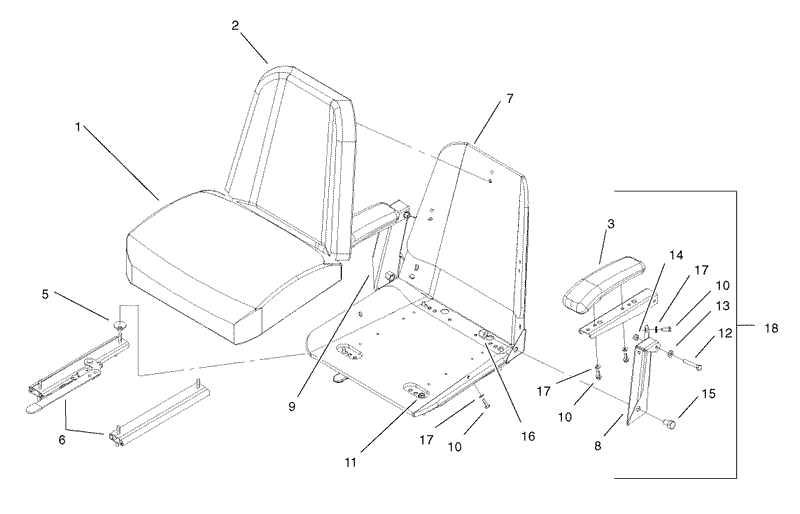 Seat Assembly No 1 633705