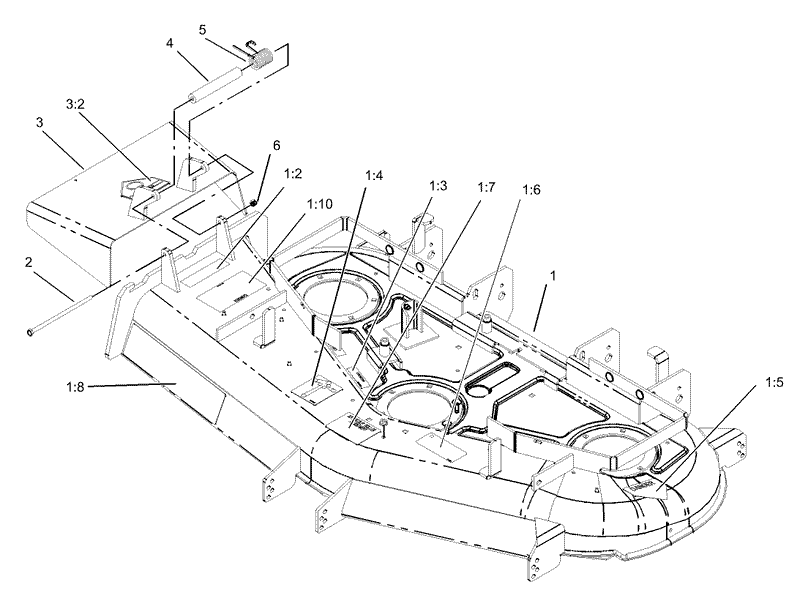Deck Assembly No 106 5876