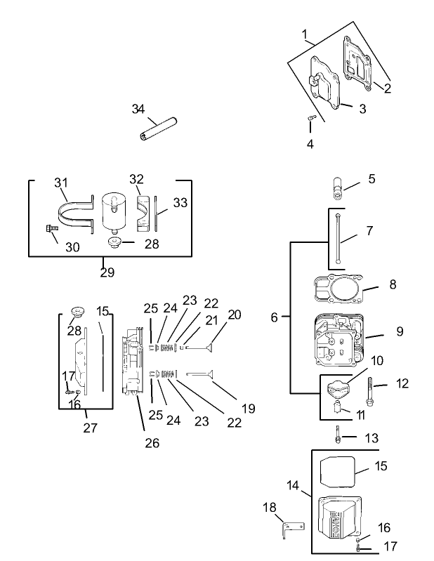 HeadValveBreather Assembly Kohler CV20S PRO 65593