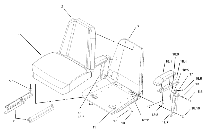 Seat Assembly No 1 633705