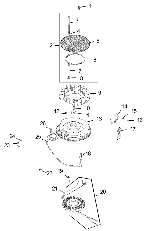 IgnitionElectrical Assembly Kohler CV20S PRO 65593