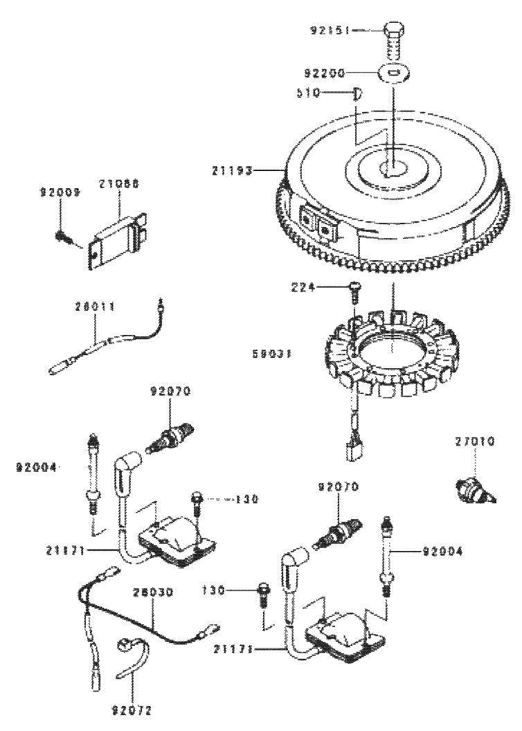 Electric Equipment Assembly Kawasaki Fh601v S07