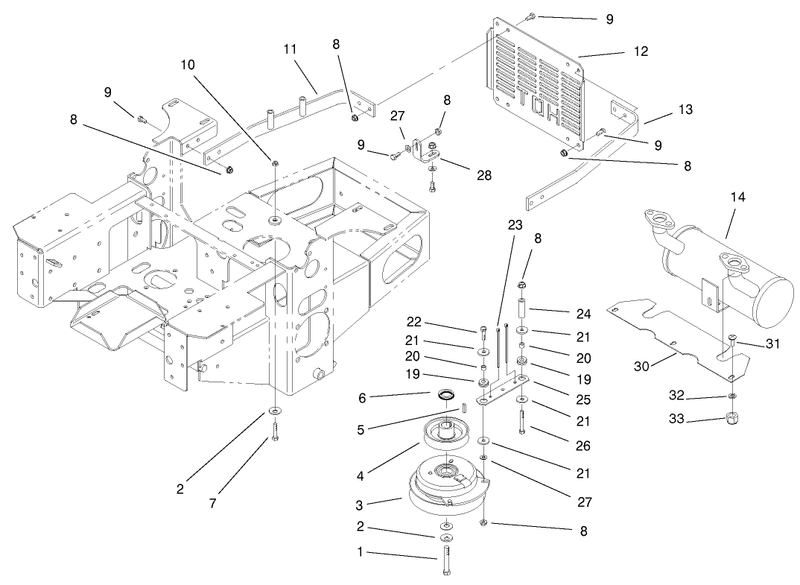 Engine And Clutch Assembly