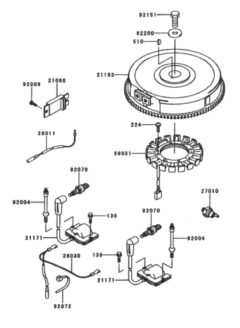 Electric Equipment Assembly Kawasaki FH601V CS06