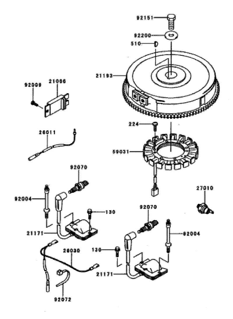 Electric Equipment Assembly Kawasaki FH601V CS06