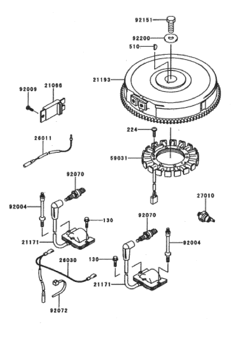 Electric Equipment Assembly Kawasaki FH601V DS06