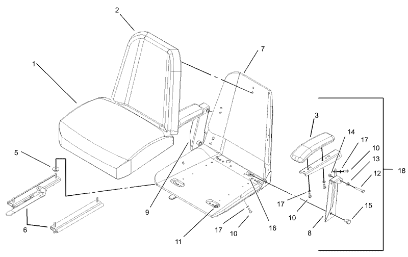 Seat Assembly No 1 633705