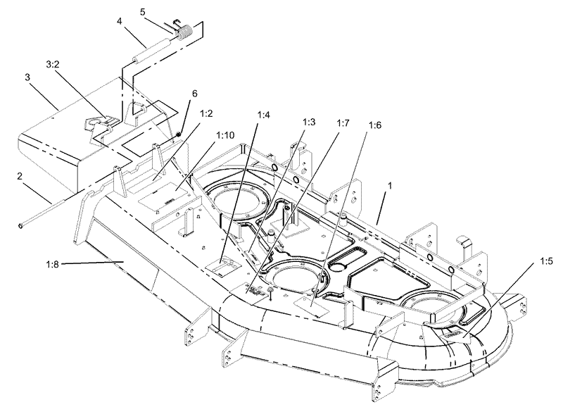 Deck Assembly No 106 5876