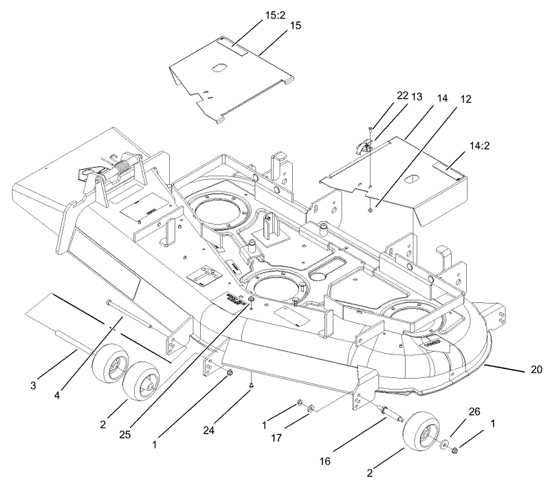 Deck and Wheel Gage Assembly