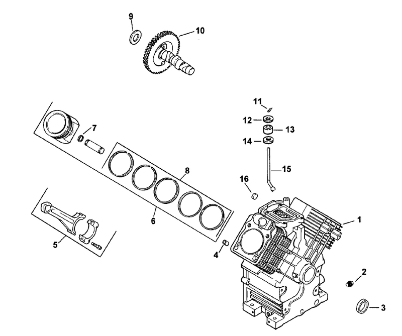 Crankcase Kohler Engine Ch20s 64582