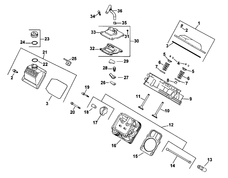 Headvalvebreather Kohler Engine Ch20s 64582