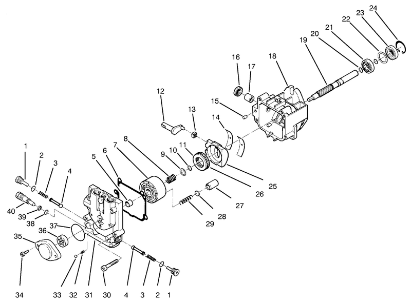 Hydraulic Pump Assembly No 98 1957