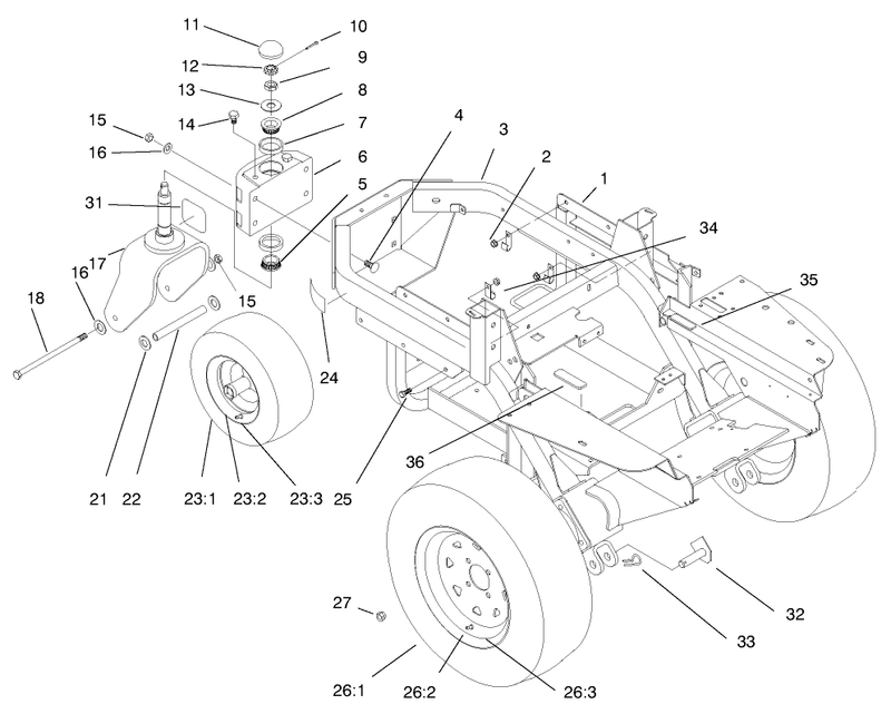 Frame and Wheels