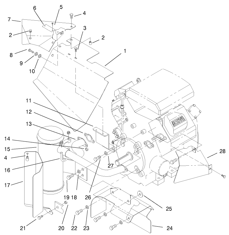 Heat Shields And Exhaust