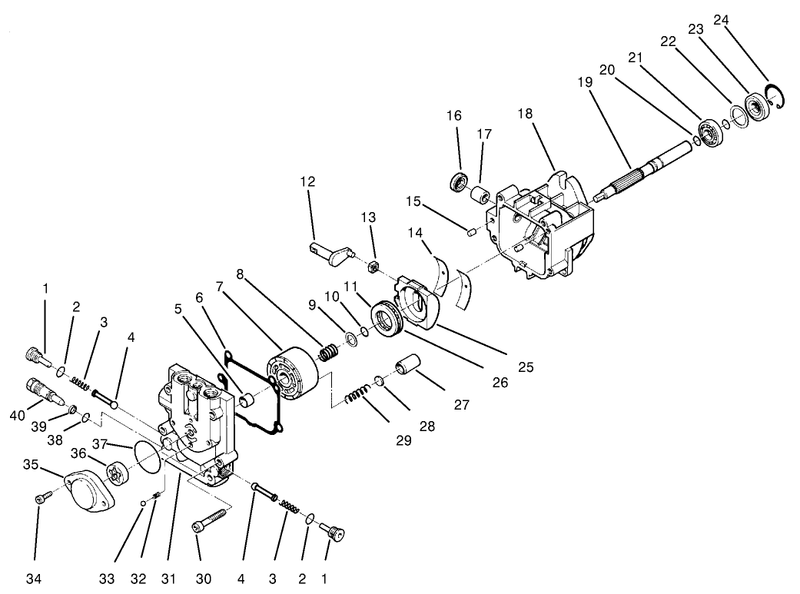 Hydraulic Pump Assembly No 98 1957