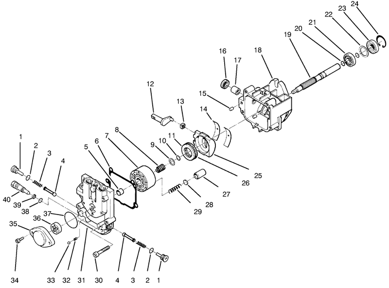 Hydraulic Pump Assembly No 98 4374 And 98 4375