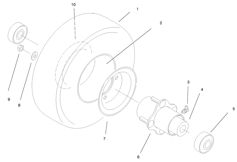 Pneumatic Wheel Asm