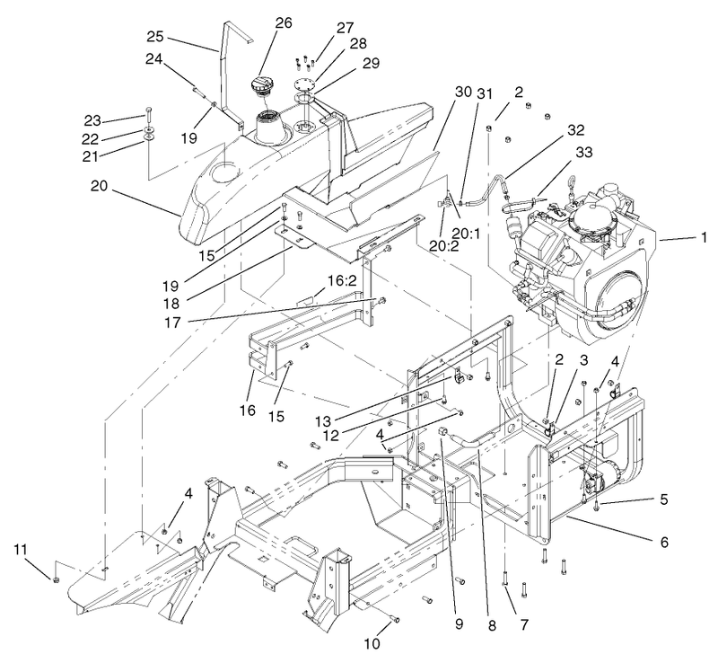 Engine And Fuel Assembly