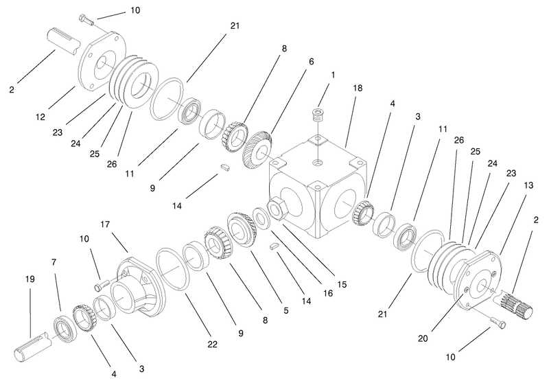 Gearcase Assembly No 100 5842