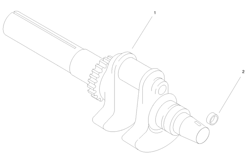 Crankshaft kohler Ch20s Ps64644