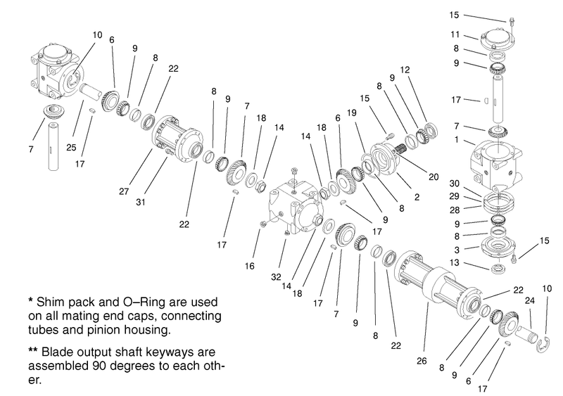 Gearbox Assembly No 104 2446