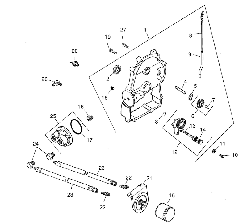 Oil Panlubrication kohler Ch20s Ps64644