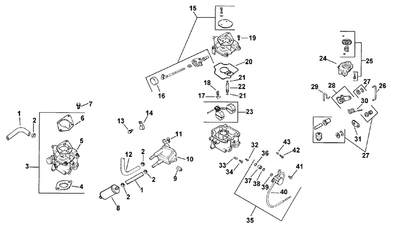 Fuel System kohler Ch25s Ps68656