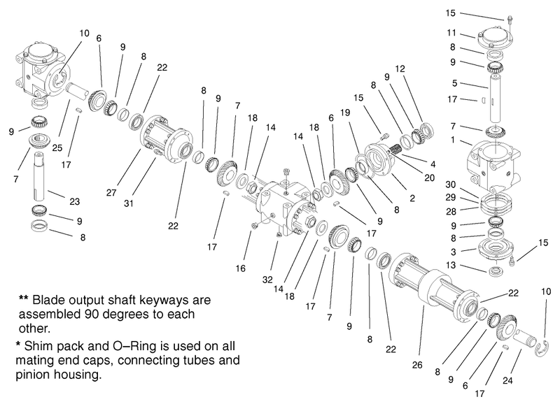 Gearbox Assembly 100 2419
