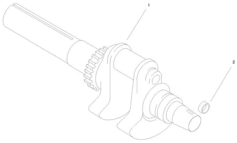 Crankshaft kohler Ch25s Ps68656