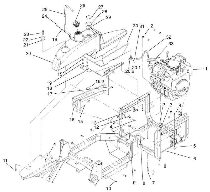 Engine And Fuel Assembly