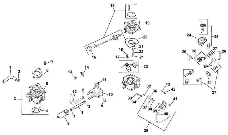 Fuel System kohler Ch25s Ps68656